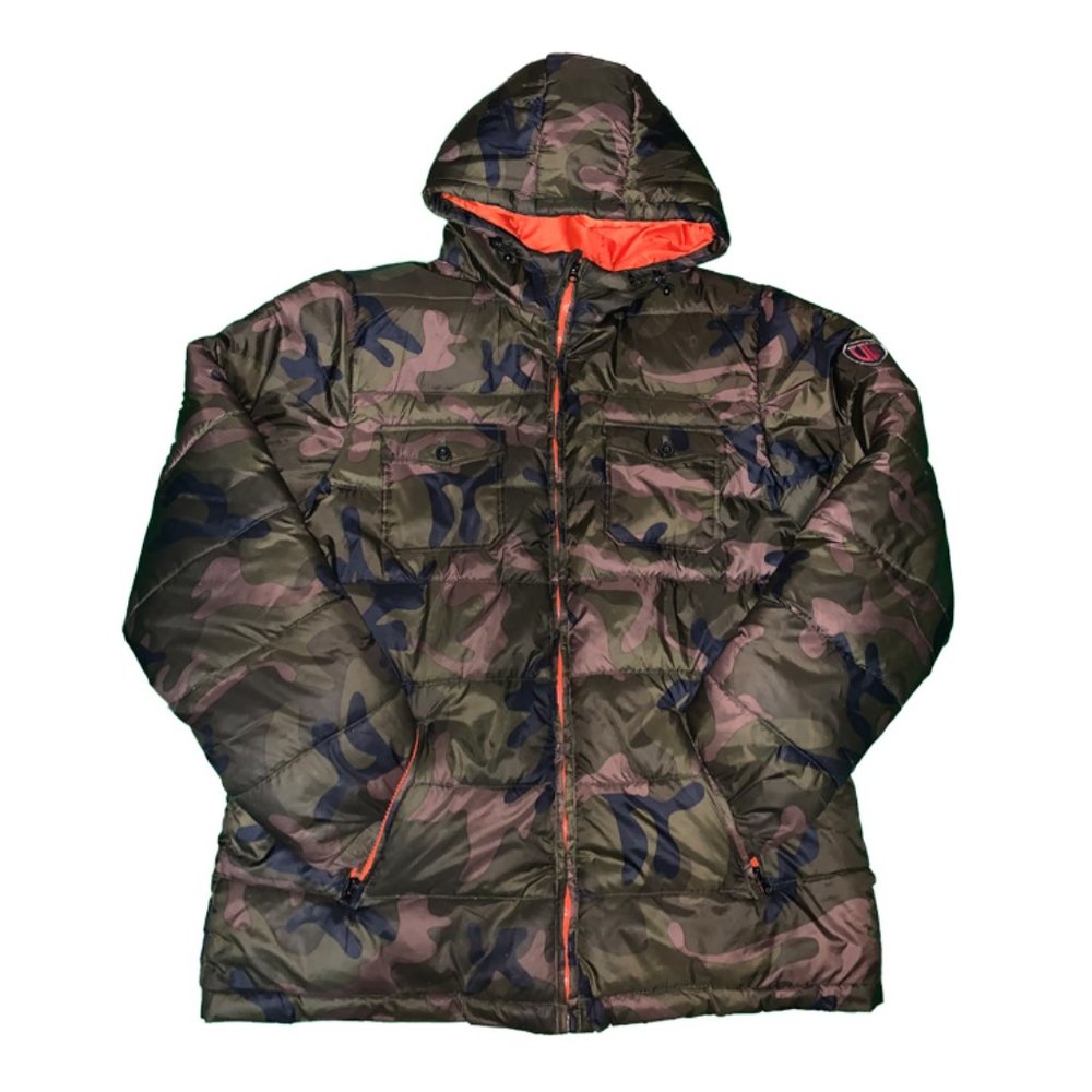 Camo Puffer Jacket